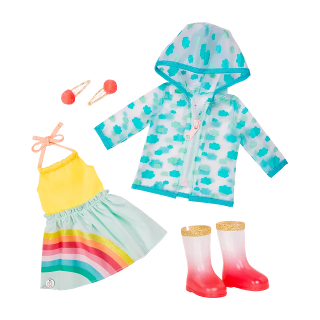 Gliter Girl 14" Doll Deluxe Rainy Day Out