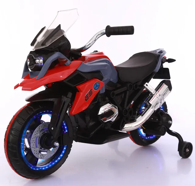 B/O Ride on motorcycle (12V) electric pedal, steering wheel function,leather seat