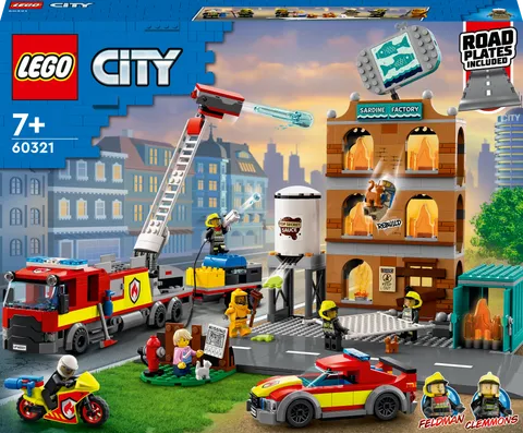 LEGO� City Fire Brigade 60321 Building Kit (766 Pieces)