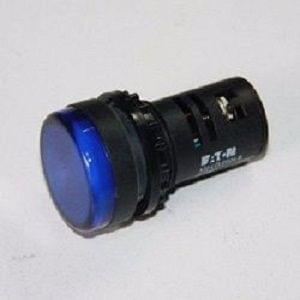 Ind.light compact,blue,LED 220V AC/DC