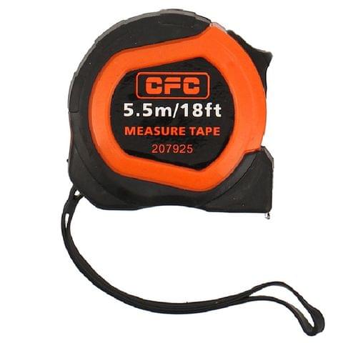 CFC MEASURING TAPE 5.5MTR, RUBBER GRIP TMR055