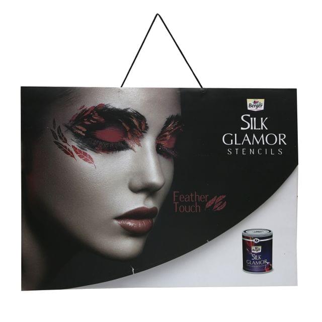 Stencil - Feather Touch - 21.49 inches x 16 inches