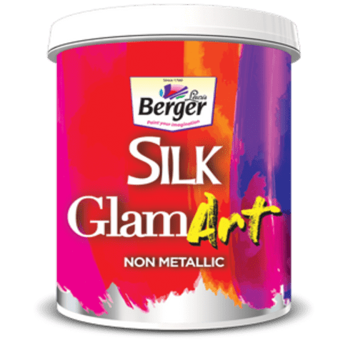 Berger Silk GlamArt Non Metallic Paint for Interior Textures on walls| 100% acrylic emulsion paint | 1 Litre
