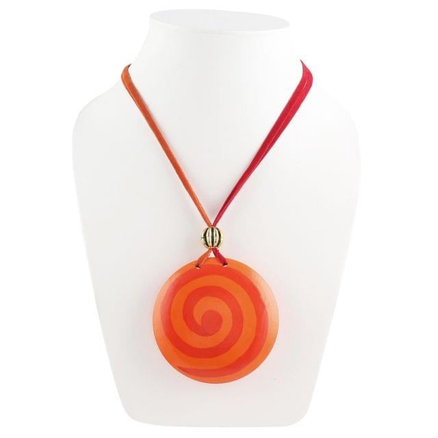 DCA Dca Orange Wooden Necklace For Women (4447 ) Wood Necklace