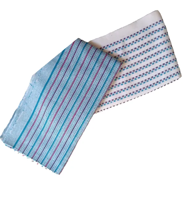 Towel Matar Dana - white and blue set (VH068)
