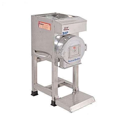 MICROACTIVE ® 2 in 1 Fully Automatic Stainless Steel Flour Mill/Pulverizer Machine/Masala Grinder (Electric Motor Capacity - 3 HP)