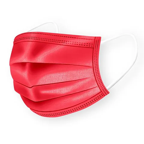 Face mask in red