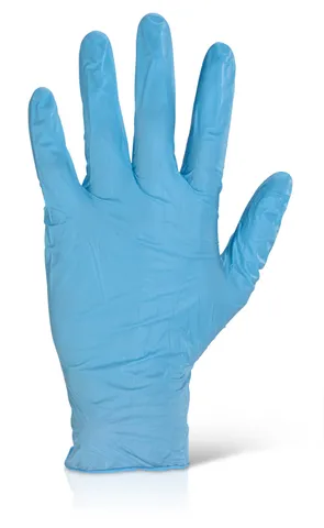 Beeswift Blue Nitrile Powder Free Disposable Gloves - Large