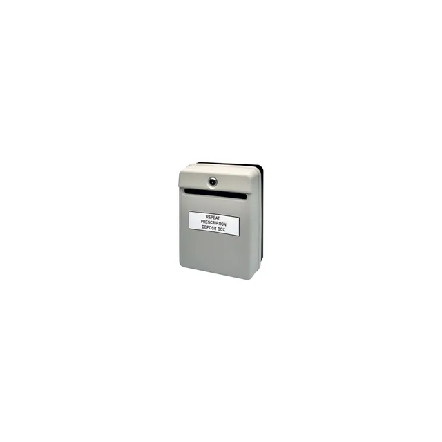 Post or Suggestion Box Wall-mountable with Fixings W235xD130xH310mm Grey Ref W81065