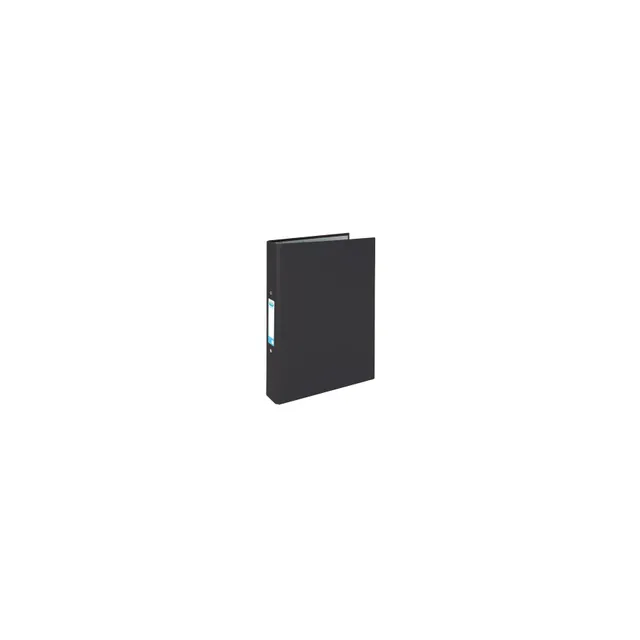 Elba A4 Black 25mm Paper Over Board Ring Binder Pack of 10 400033495