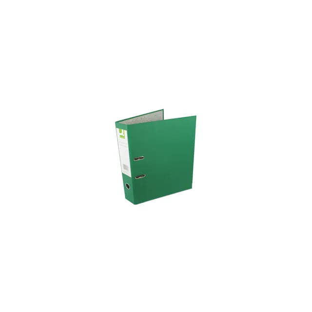 Q-Connect Green Foolscap Paperbacked Lever Arch File Pack of 10