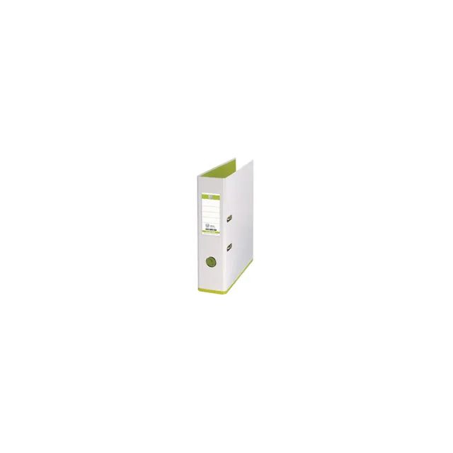 Elba MyColour Lever Arch File 80mm Polypropylene A4 White and Lime
