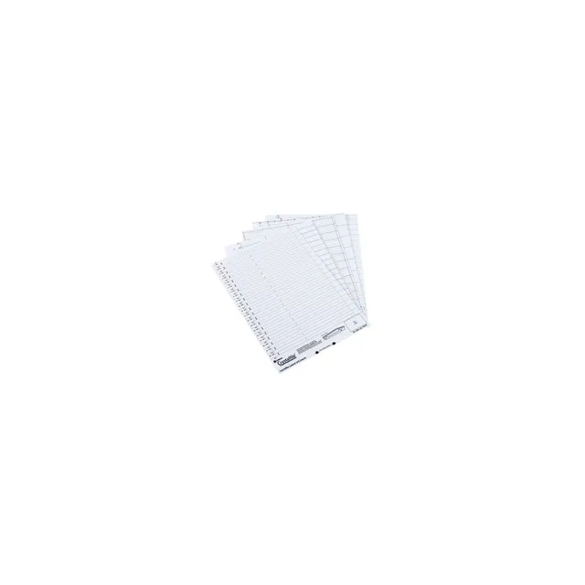 Card Inserts For Crystal Link Tabs of Rexel Crystalfile Suspension File  White Pack 50