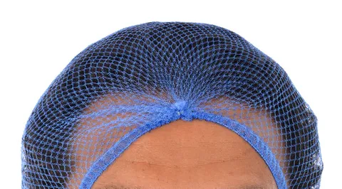 Hairnet Blue Detectable Pack of 100