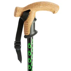 Flexyfoot Telescopic Walking Stick - Cork/Derby Handle - Anti Shock Technology