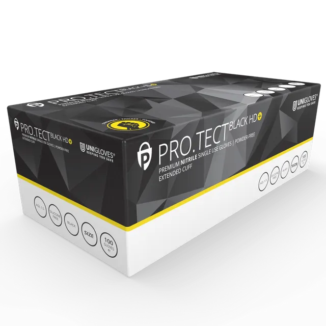 Unigloves PRO.TECT Black HD+ (Case)