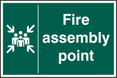 Fire Assembly Point Sign (Pack of 5)