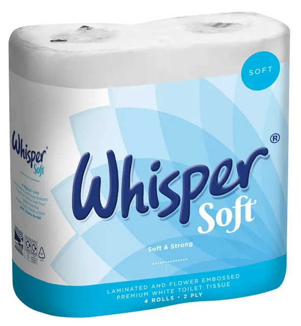 Whisper Soft Luxury Toilet Roll (40 Units)