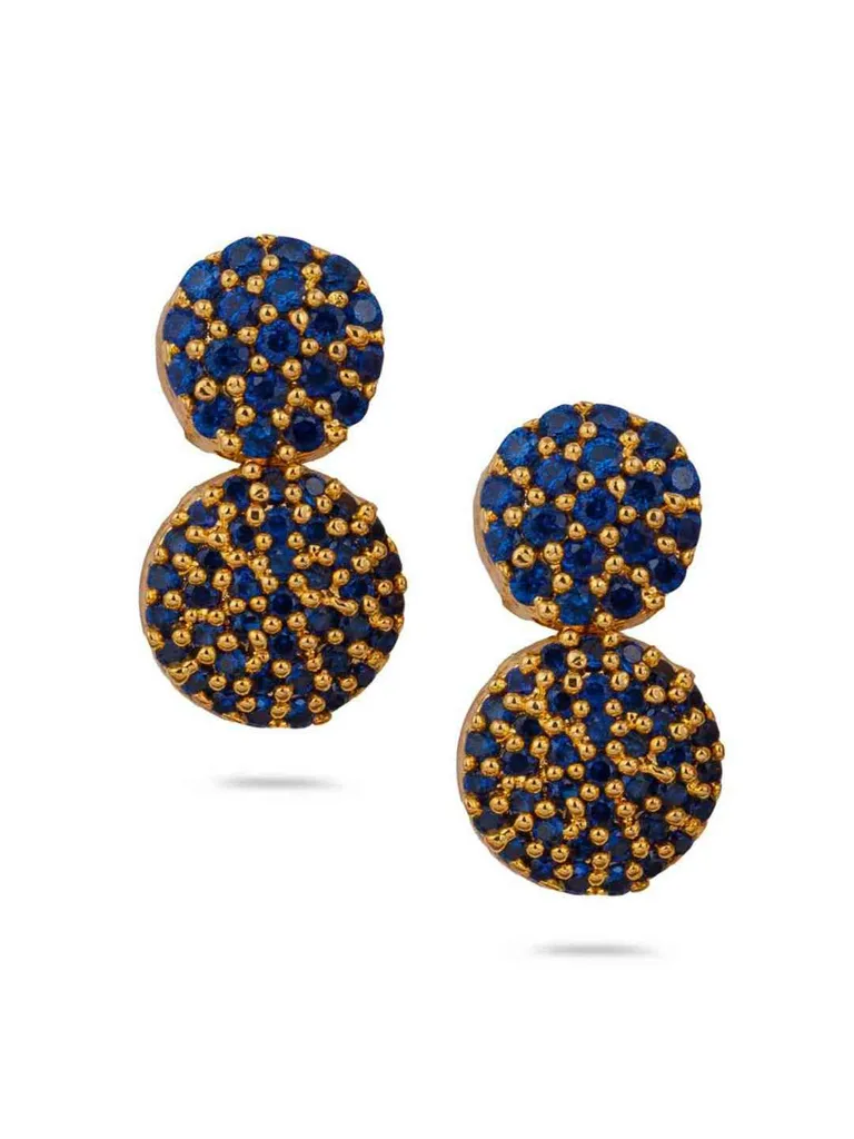 AD / CZ Earrings in Gold finish - CNB2676
