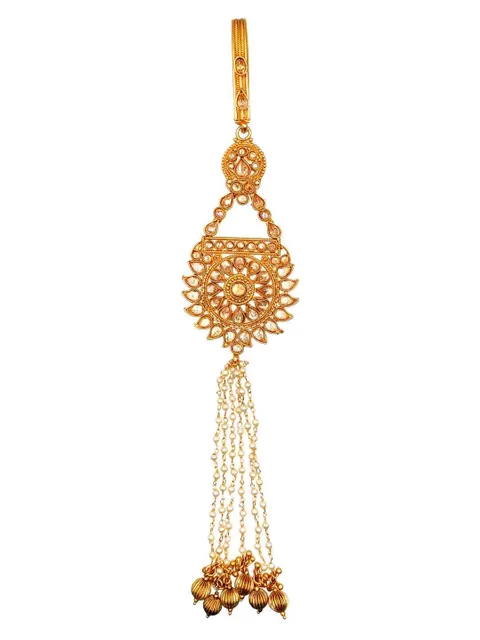 Traditional Designer Keychains in Gold Finish - CNB2283