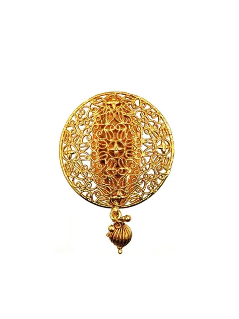 Antique Saree Pins in Gold Finish - CNB2295