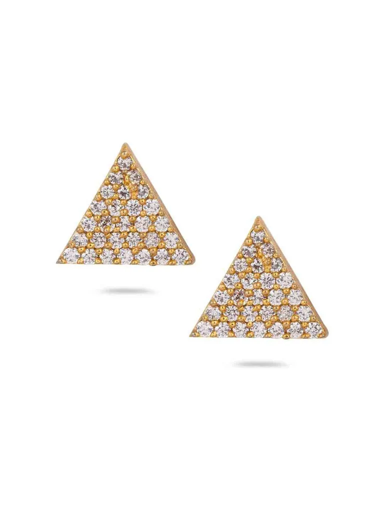Cubic Zirconia Tops in Gold Finish - CNB336