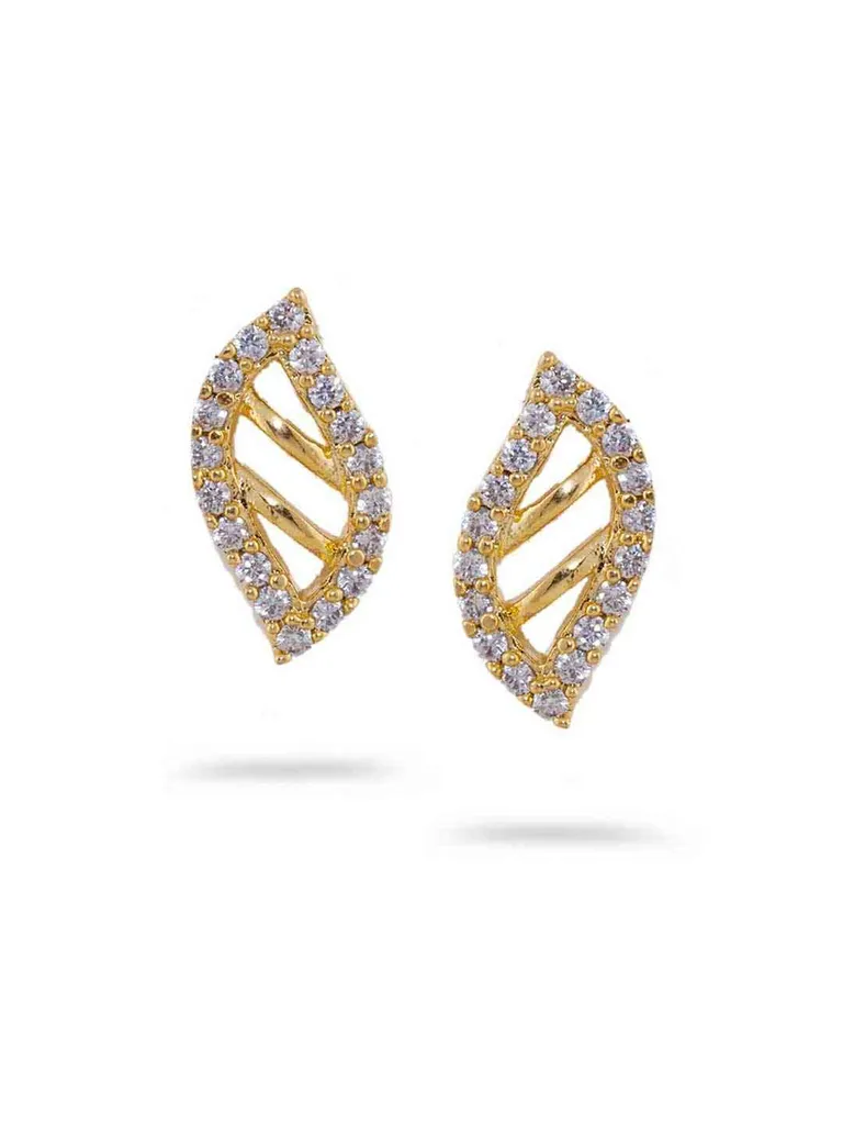 Cubic Zirconia Tops in Gold Finish - CNB373