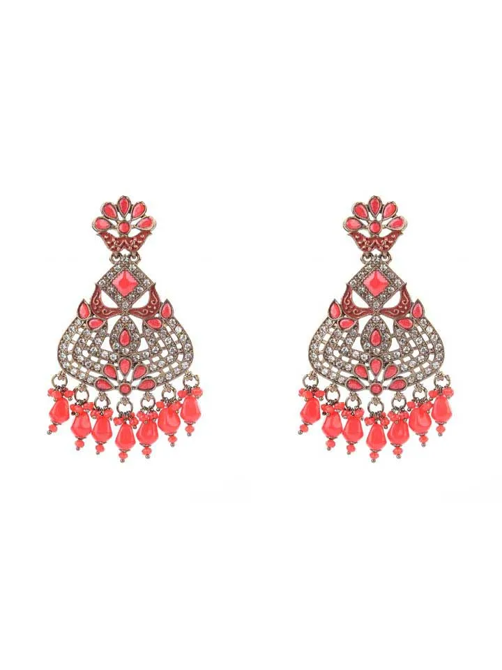 Traditional Earrings in Mehendi finish - CNB8107