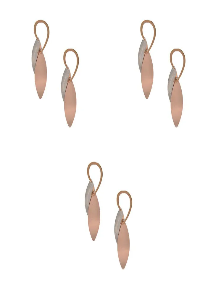Western Long Earrings in Gold & Silver color - CNB15029