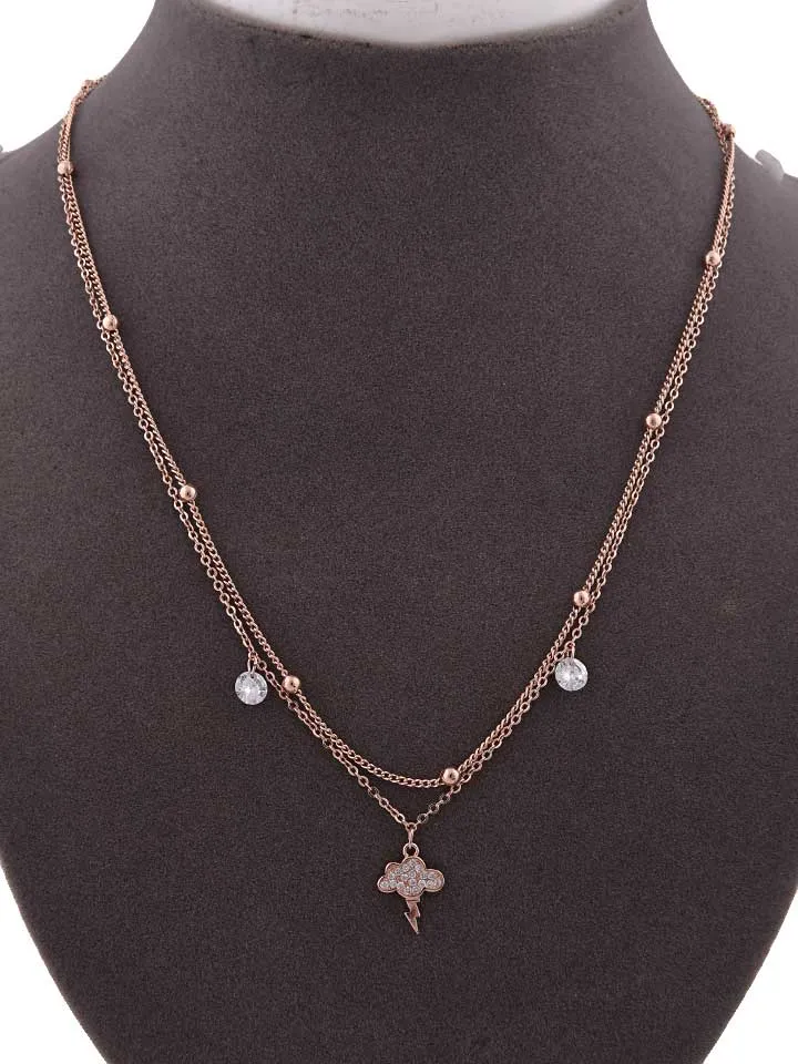 Western Necklace in Rose Gold finish - CNB15246
