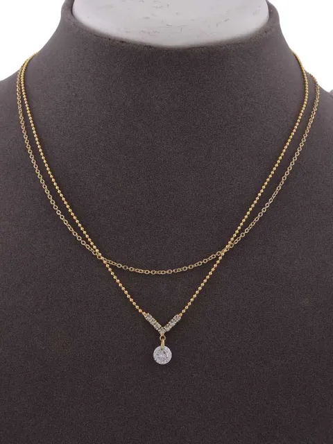 Western Necklace in Gold finish - CNB15252