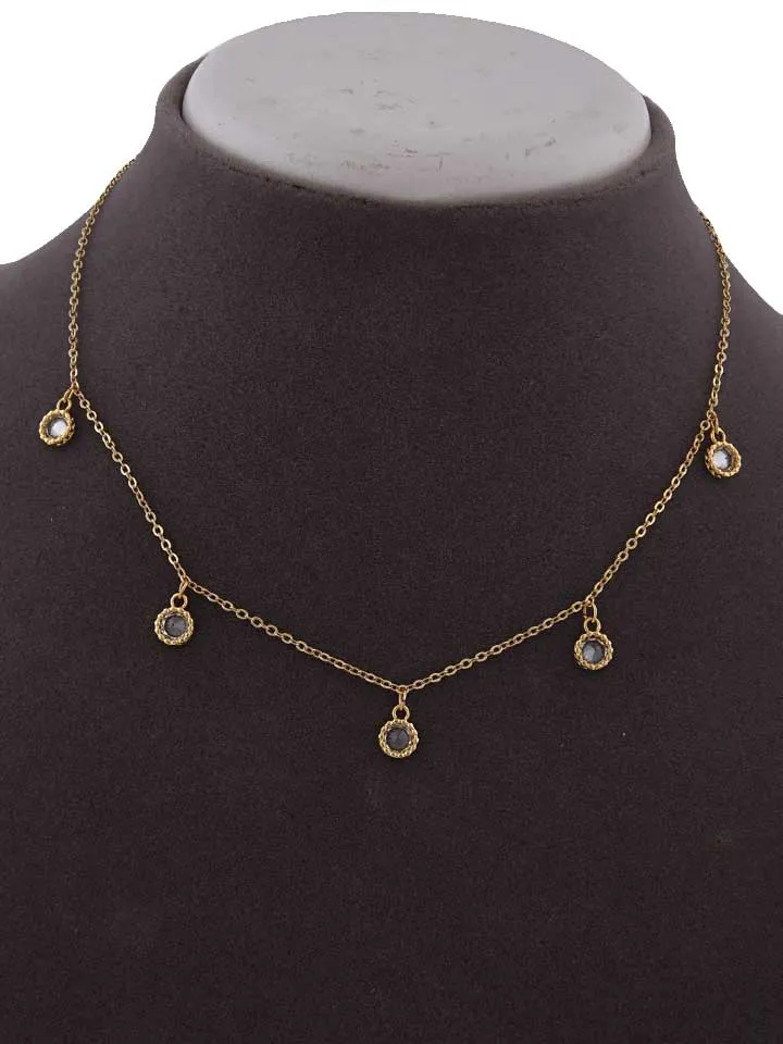 Western Necklace in Gold finish - CNB15254
