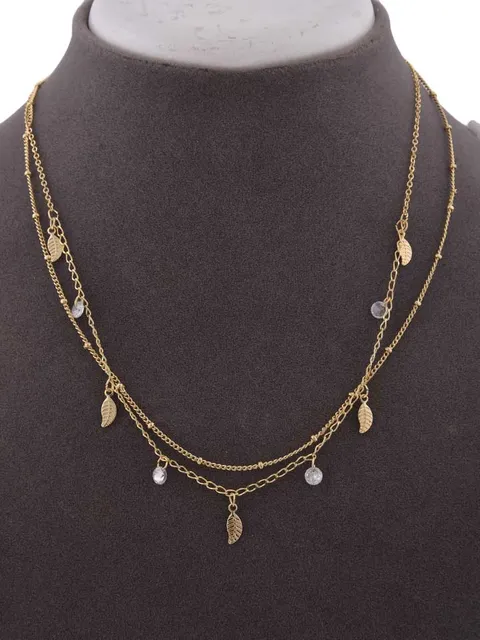 Western Necklace in Gold finish - CNB15256