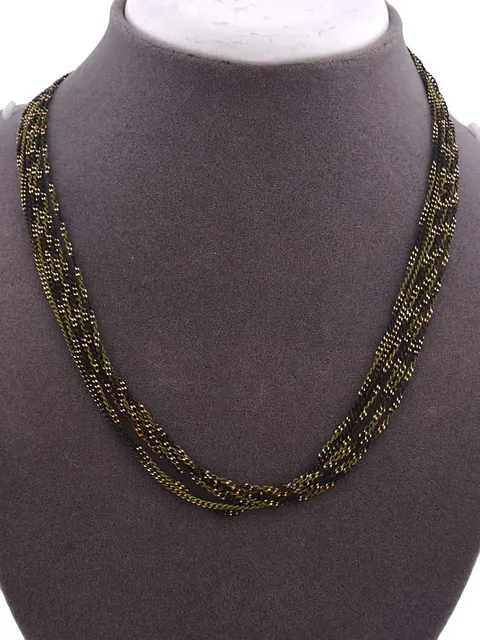 Western Necklace in Gold finish - CNB15201