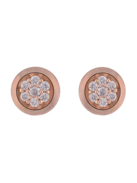 AD / CZ Tops / Studs in Rose Gold finish - CNB8143