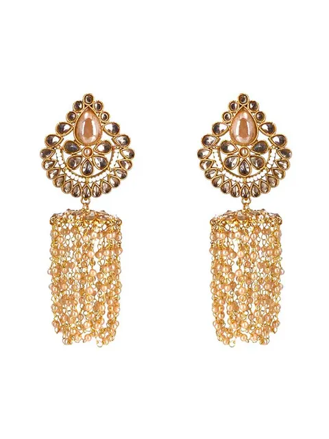 Reverse AD Earrings in Gold finish - CNB16144