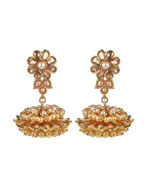 Antique Earrings in Gold finish - CNB16208