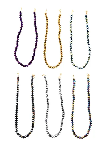 Traditional Mala in Multicolor color and Gold finish - CNB9549