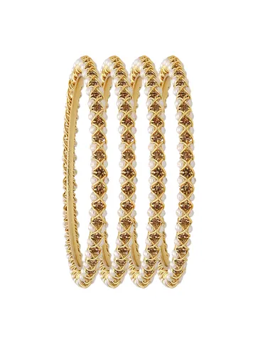 Traditional Pearl Bangles - CNB3076