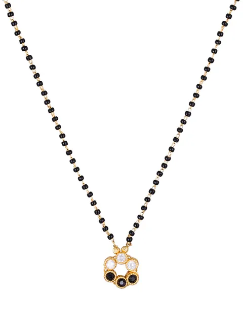 Single Line Mangalsutra in Gold finish - MT334