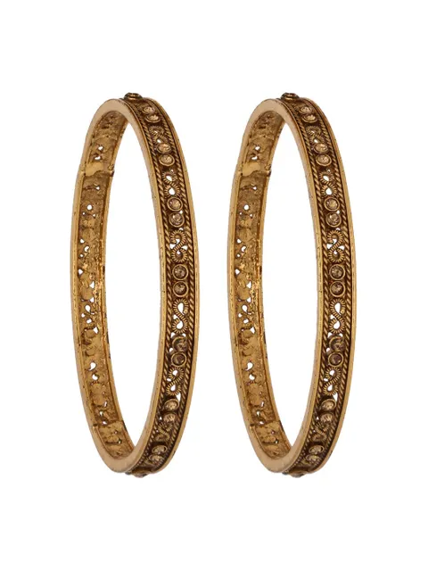 Traditional Bangles in Gold finish - S30997