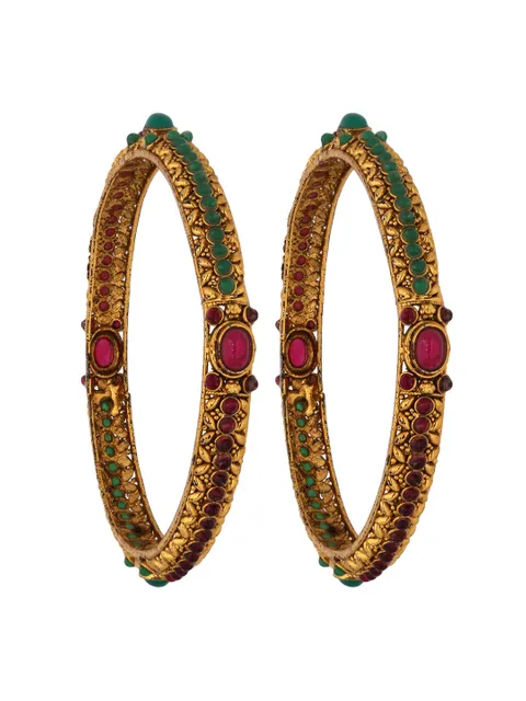 Traditional Bangles in Gold finish - S31065