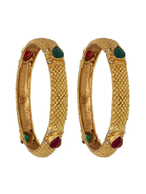 Traditional Bangles in Gold finish - S31080