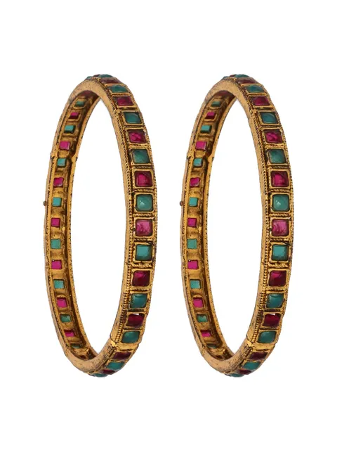 Traditional Bangles in Gold finish - S31085
