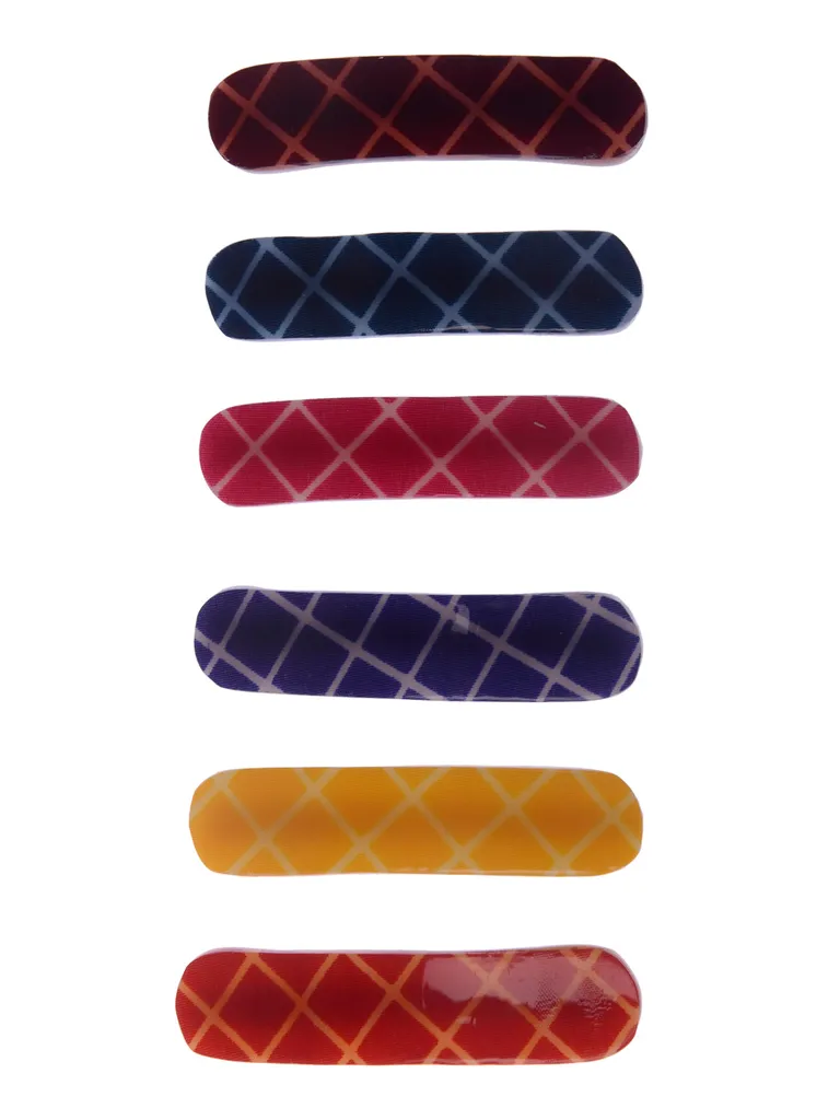 Printed Hair Clip in Assorted color - NIH123