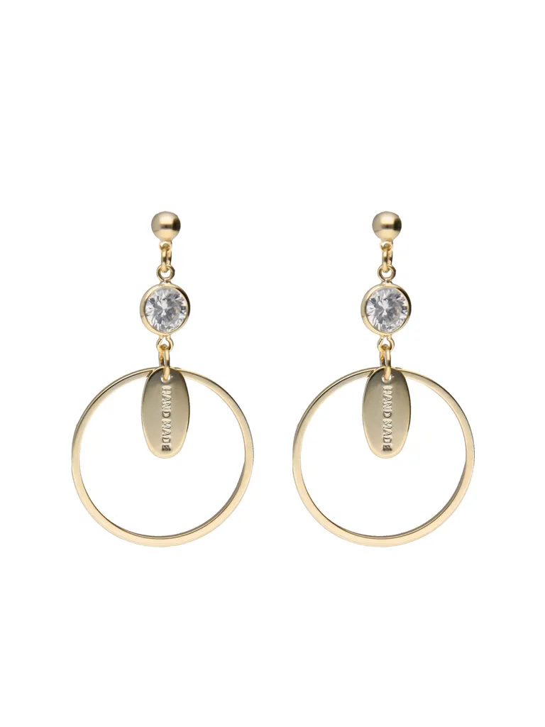 Western Earrings in Gold finish - CNB16900