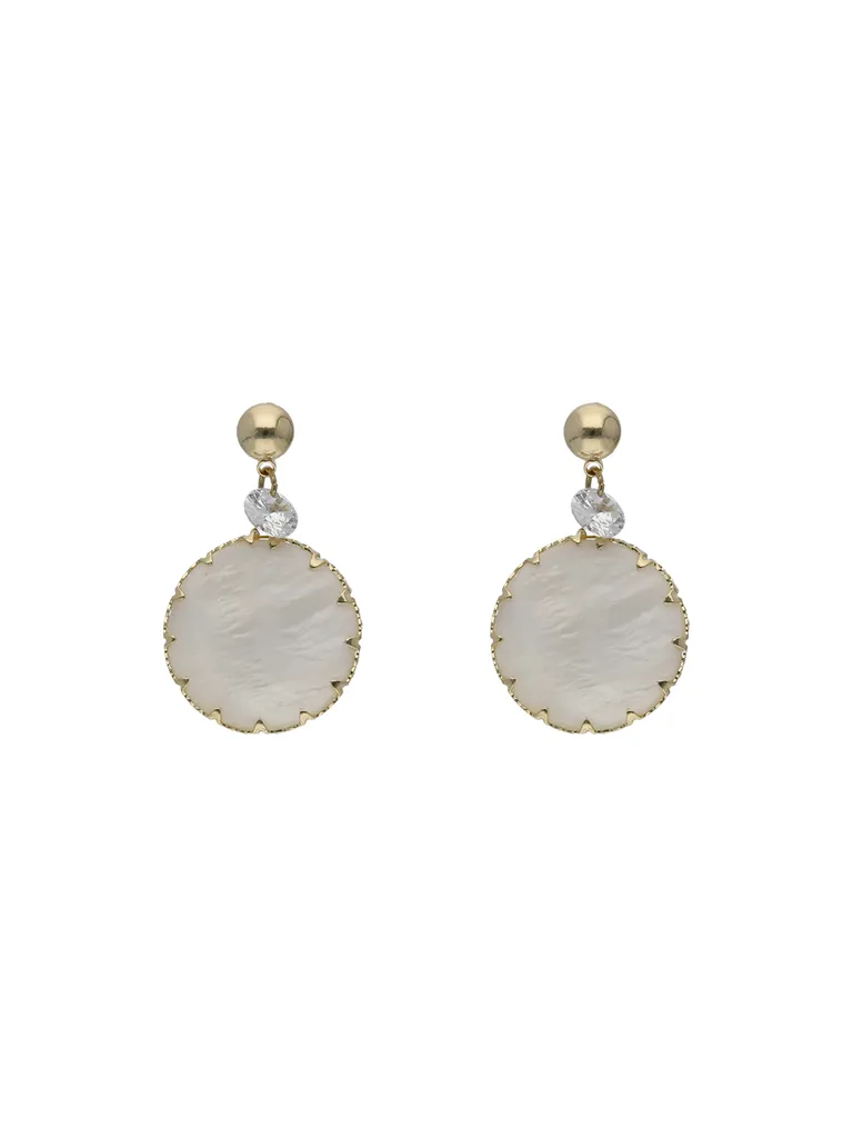 Western Earring in Gold finish - CNB16606