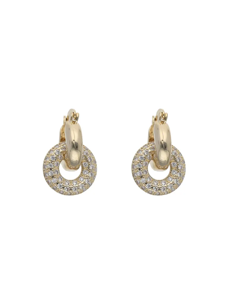 Western Earring in Gold finish - CNB16584