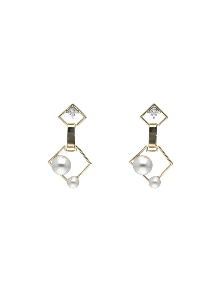 Western Earring in Gold finish - CNB16604