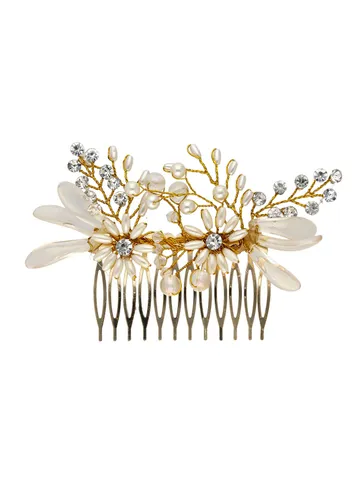 Fancy Comb in Gold finish - ARE1005B
